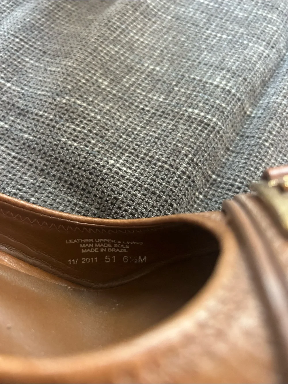 Tory Burch Women's Brown Leather Peep-Toe Wedges